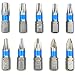 Produktbild 150 tlg. Premium Torx Bit Set Bits Sortiment aus sehr hochwertigem S2 Stahl, je 15 Stück mit den Größen T10 T15 T20 T20 T25 T27 T30 T40 PH2 PZ1 PZ2 (3)