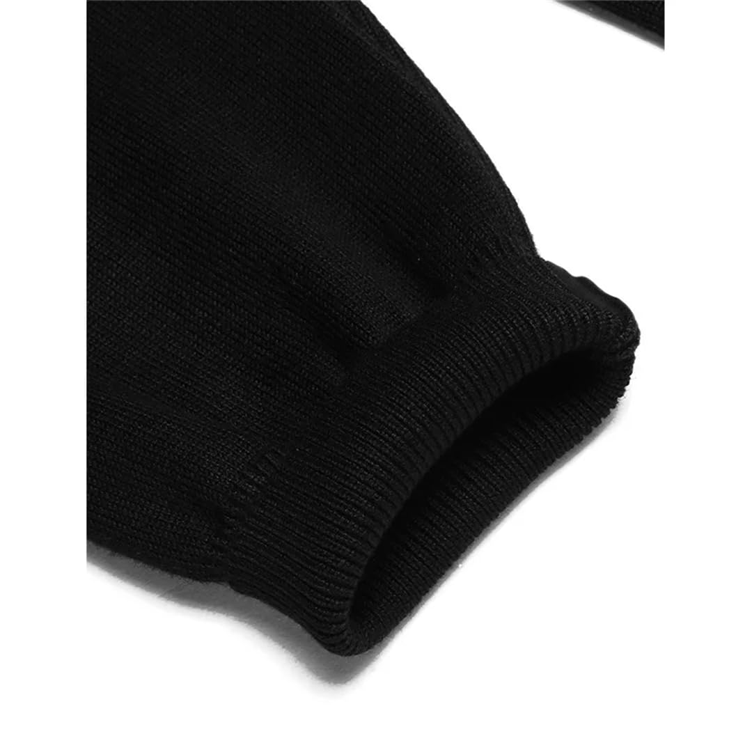 Hgvcfcv Maglione Pullover in Cotone da Uomo Maglioni Casual da Uomo Pull Homme Pullover Lavorato A Maglia Mezza Cerniera Dolcevita Maglieria