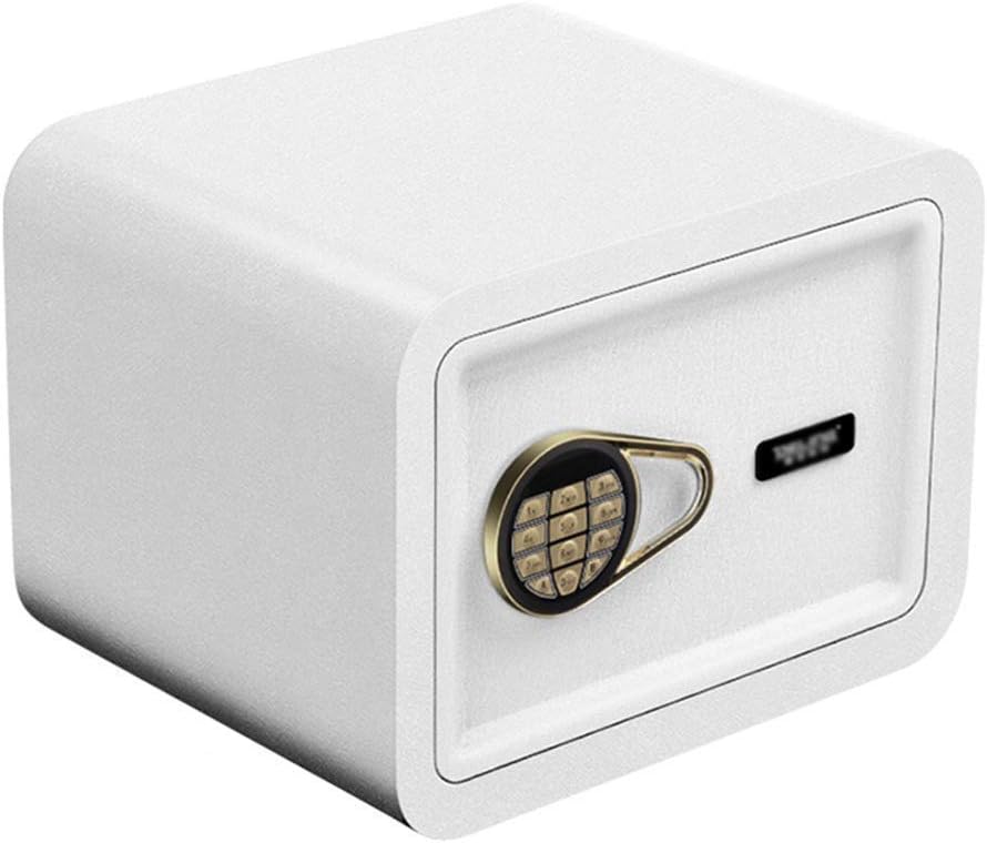 Box, Cabinet Home Office Hotel Digital Code Safe with 2 Emergency Keys for Lockable Security Money Cash Document Wall Safes