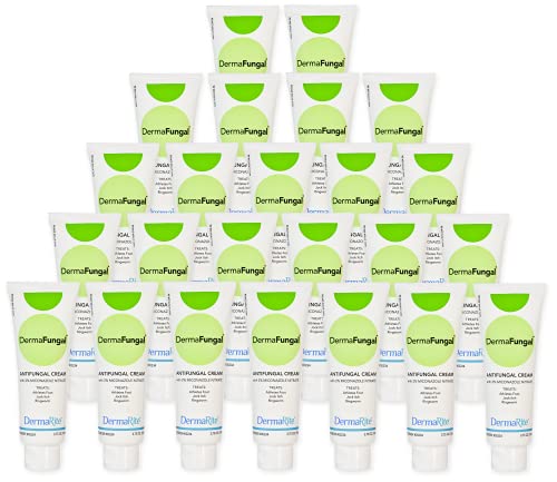 DermaFungal Antifungal Cream - Treats and Prevents Most Athleteâs Foot, Jock Itch, and Ringworm - 2% Miconazole Nitrate â 3.75 oz (24 Pack)