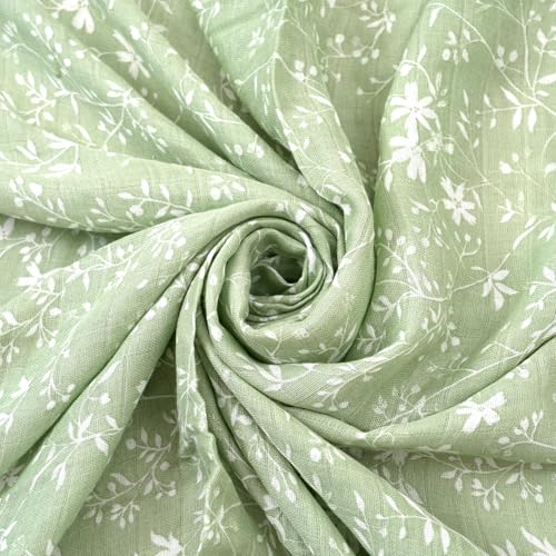 Image of Muslin Swaddle Blankets for Newborns,2 Pack Baby Boys Girls Receiving Blankets Large 43X47 Inches Muslin Burp Cloths,Breathable Soft Swaddle Wrap Baby Essentials(Flower)