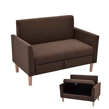 2人掛けソファー ソファーベッド 北欧 収納付き 天然木脚 シンプル省スペース 2人掛けソファー ソファーベッド 北欧 収納付き 天然木脚