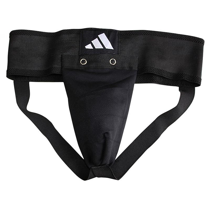adidas Men s Groin Guard with Climacool - Black, Small - Martial Arts Groin Protectors, Elasticated Material with Reinforced Cup, Suitable for MMA, Boxing, Muay Thai, Kickboxing, Karate, and More