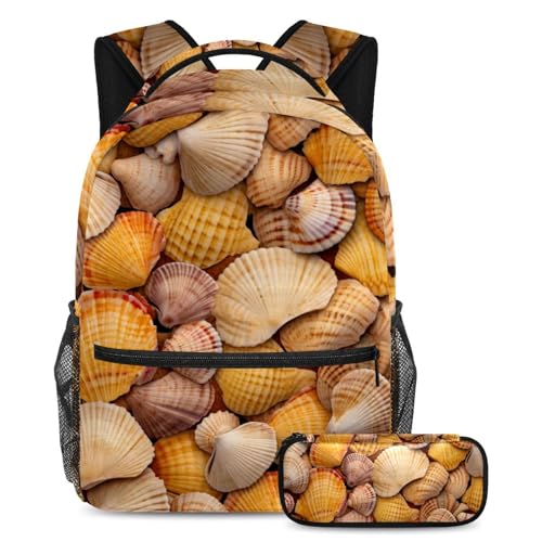 Cartable ergonomique grand litrage coquillages pour stopper le désordre scolaire
