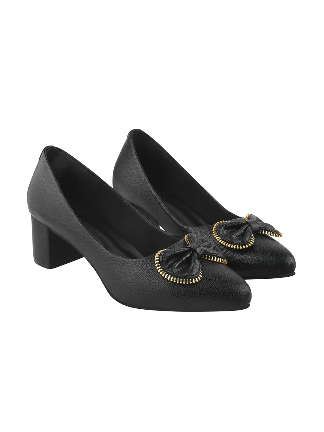 shoetopia Pointed Toe Stylish Bow Pumps for Women & Girls-picture-24