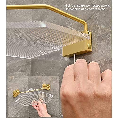Étagère d'angle de salle de bain pour éviter les chutes de flacons - 7