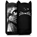 Produktbild kwmobile Schutzhülle kompatibel mit Samsung Galaxy A5 (2017) - Hülle Handy - Handyhülle - Silikon Cover Case Katze Schwarz Weiß