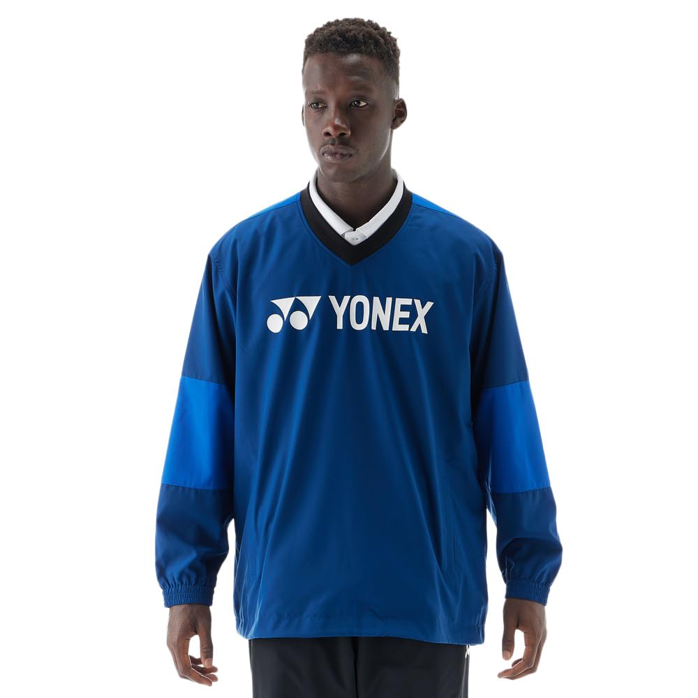 YONEX フード付きネイビーウェア Amazon | [ヨネックス] ユニ裏地付Vブレーカー(フィットスタイル