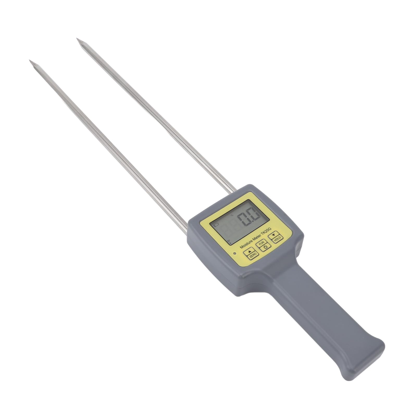 Yosoo Health Gear Probador de Humedad de Grano Medidor Digital de Humedad de Grano de Acero Inoxidable ABS Rango de 6 a 30 por Ciento LCD Retroiluminado por LED 32 a 140 °F para Almacenamiento en