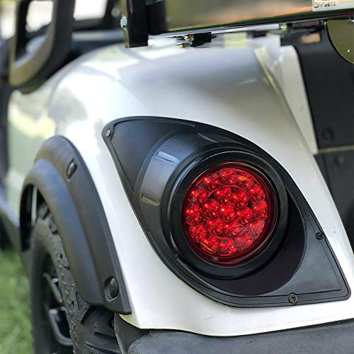 10L0L Golf Cart Led Headlights And Taillight Kit Fit Yamaha G29 Drive 2007 Up,Yamaha Deluxe Led Light Upgrade Kit With Turn Signals Switch/Horn/Brake Lights Harness（12V Input） #TOP4