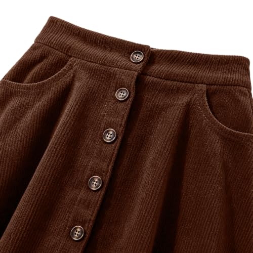 Corduroy Skirts Women High Waisted Dressy Flowy Mini Fall Skorts - image 5