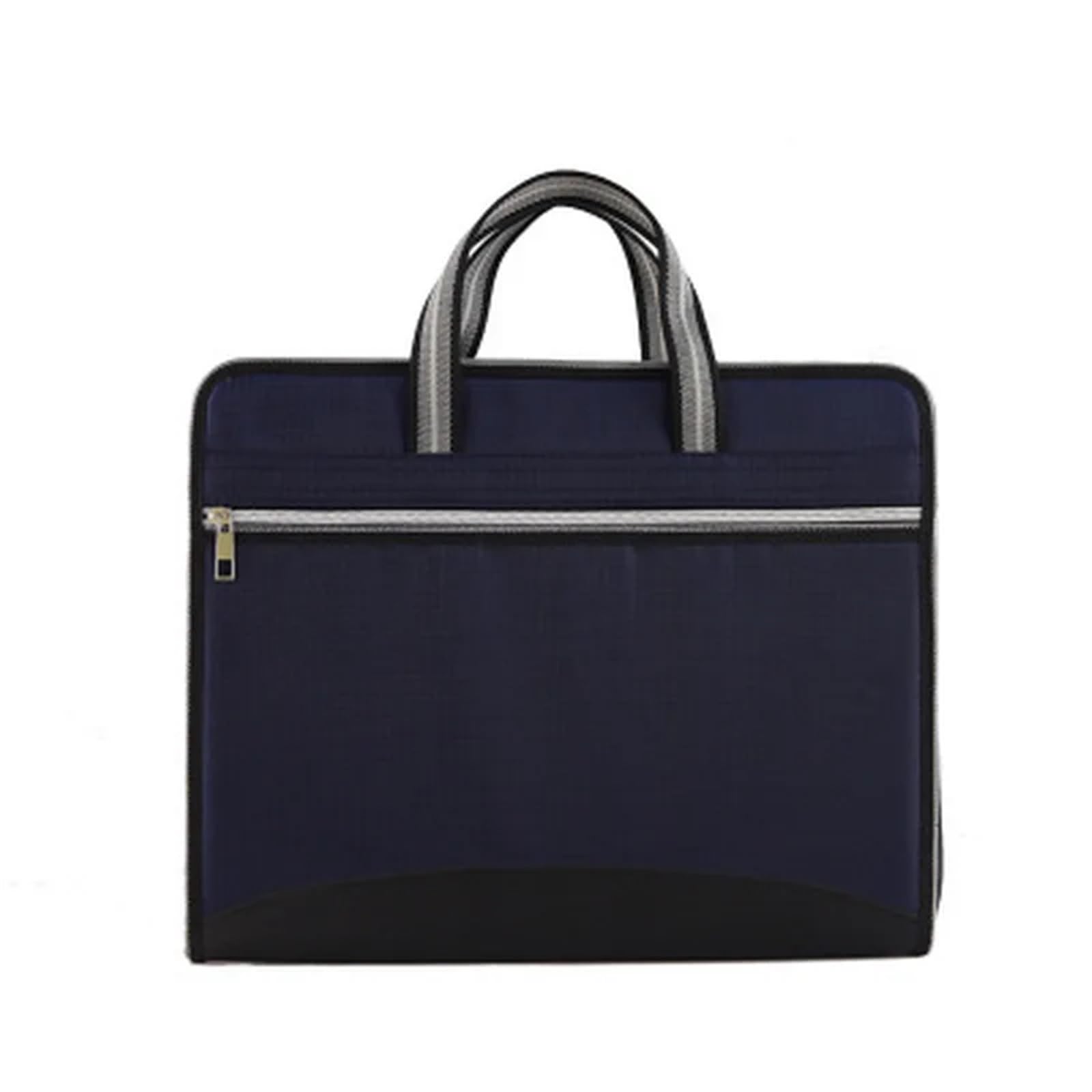 Carpeta Clasificadora Carpeta de lona y cuero for oficina, 12 capas, cartera expansible, organizador de documentos, carpeta de archivos A4, 36x28cm, bolsa de gran capacidad para Oficina/Negocios/Estud