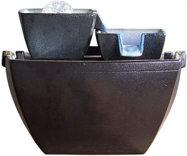 Tabletop Fountain Tabletop Fountain Handmade Ceramic Desktop Fountain Hydroponic Plants Desktop Fountain Humidifier Ornaments 21 Inches Best Gift