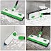 Floor Scrub Brush with Long Handle, 3-in-1 Scrape Scrubber Brush with Squeegee Stiff Bristle Deck Brush for Cleaning Tile Bathroom Patio Deck Garage Grout Kitchen