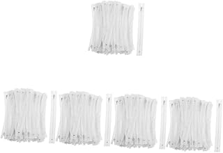 VILLCASE 500 Peças Roupas Zíper Branco Vestido Ocidental Artesanato Em Massa Kits De Artesanato DIY Zíperes De Costura Esconder Zíperes Vestido Zíper Roupas De Náilon Zíper Artesanato