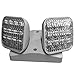 LED Double Remote Lamp Heads - For use with CLED or VLED Emergency Lighting Units - White - Exitronix 2CLED