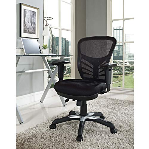 Modway Eei-757-Blk Articulate Ergonomic Mesh Office Chair In Black #TOP1