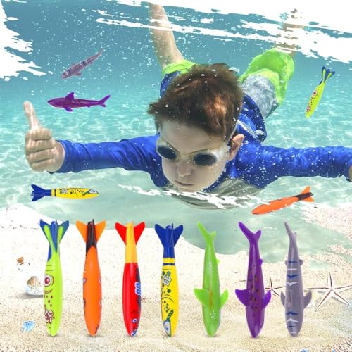 Miniatura 4 de Faburo Juguetes Piscina Niños 34pcs, Juegos Piscina Niños, Juegos De Agua Para Niños, Accesorios Playa O Juguetes Playa, Juego Agua En Verano, Juguete Niño Para Nadar, Juguete De Buceo, Pool Toys