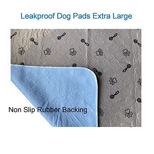 Peepeego 2Pack Pee Pads For Dogs Reusable+Free Dog Comb, Waterproof Rug 36"X72", Absorbent Puppy Pads Washable, Non Slip Protector For Bed Couch Floor #TOP3