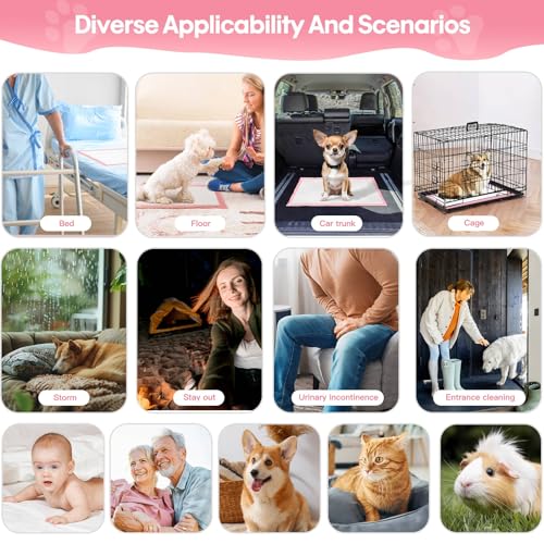 Image of Puppy Pads Disposable Puppy Training Pads 13 inch x 18 inch -100 Count Puppy Pads | Premium Puppy Potty Training Pads，Underpads Ultra Absorbent Incontinence Pet Training Pads (S (13 inch X 18 inch - 100 Pcs ))