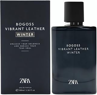 Zara Bogoss Vibrant Leather Winter Cologne for Men EDP Eau De Parfum 100 ML (3.38 FL OZ)