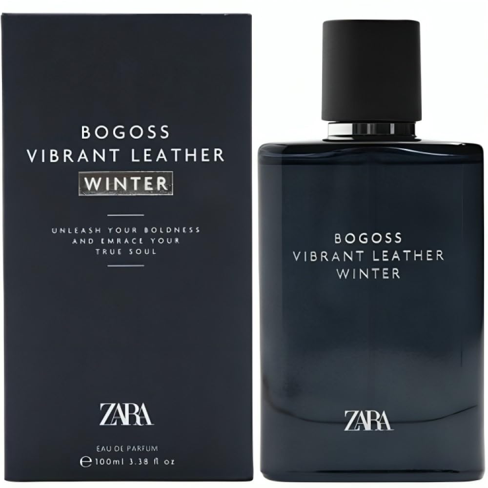 Zara Bogoss Vibrant Leather Winter Cologne for Men EDP Eau De Parfum 100 ML (3.38 FL OZ)