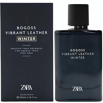 Zara Bogoss Vibrant Leather Winter Cologne for Men EDP Eau De Parfum 100 ML 3.38 FL OZ