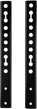 IFCASE Steel VESA Extension Brackets for TV Ceiling/Wall Mounts, Adjustable Heavy Duty Vertical VESA Extender Replacement Bracket Black