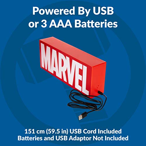 Paladone - Insegna luminosa con logo Marvel