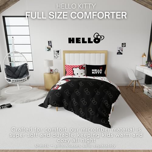 Image of Hello Kitty Bedding Super Soft Cozy Microfiber Reversible Comforter, Full, (Officially Licensed Product) By Franco Collectibles