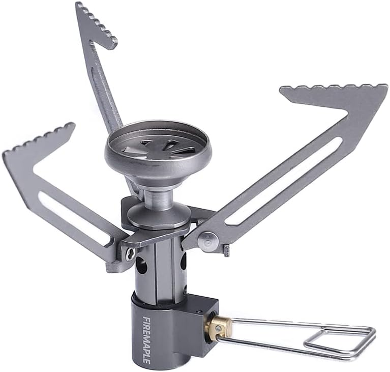 Fire-Maple Hornet Ⅱ Ultralight Titanium Camping Gas Stove | 2500W Mini Pocket Backpacking Cooking Folding Burner | Outdoor Lightweight Stove for Bikepacking