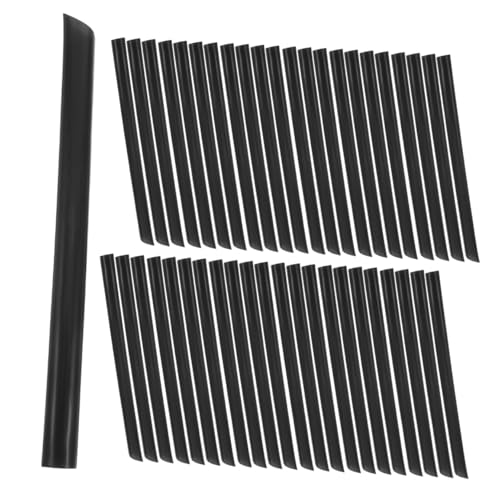 Pitillos desechables FOMIYES 19 cm negro 100 pcs miniatura 1