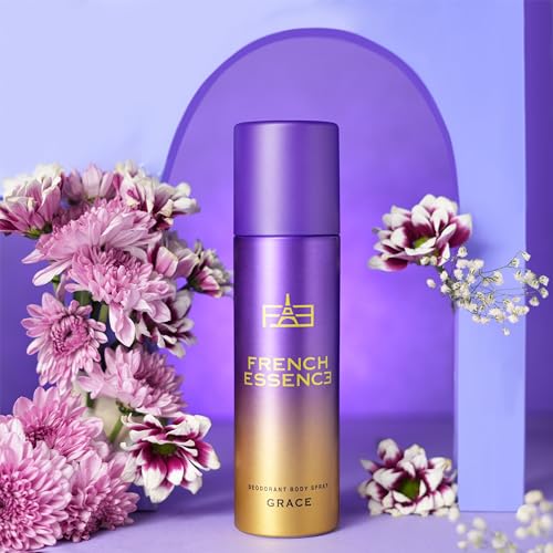 Image of French Essence Deodorant For Women | Deo | Body Spray for women | Long Lasting Scent (Grace) - 150ml Pack of 1