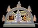 Produktbild Mini LED Schwibbogen - Weihnachtsmarkt - 23 x 15 x 4,5 cm - Original Erzgebirge Schwibbögen - Michael Müller