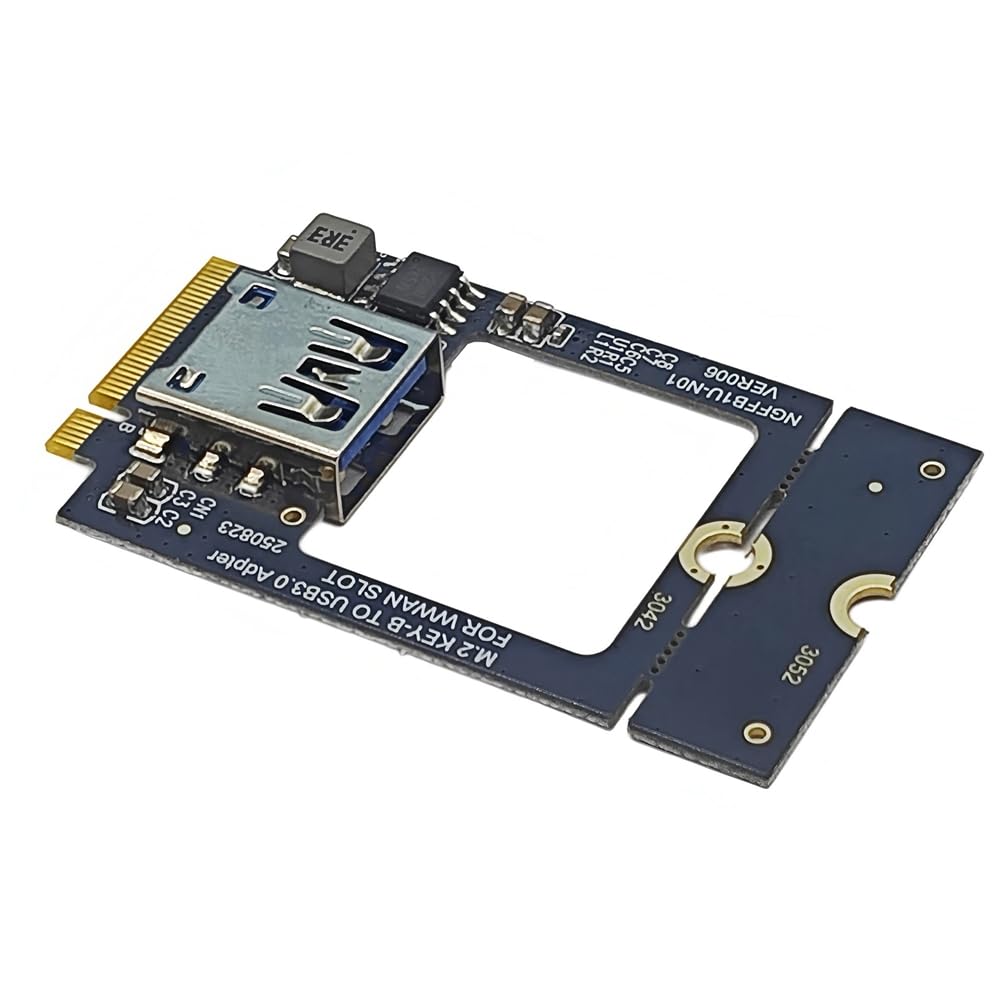 M.2 B Key auf Bluetooth WiFi Netzwerkkarte USB 3.0 SSD NGFF 3042 3052 Konverter M2 Key-B auf USB3.0 Adapter für WWAN-Steckplatz