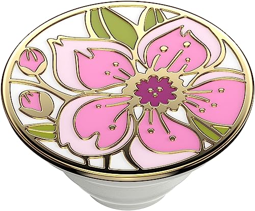 Image of PopSockets Phone Grip with Expanding Kickstand, Enamel Cherry Blossom