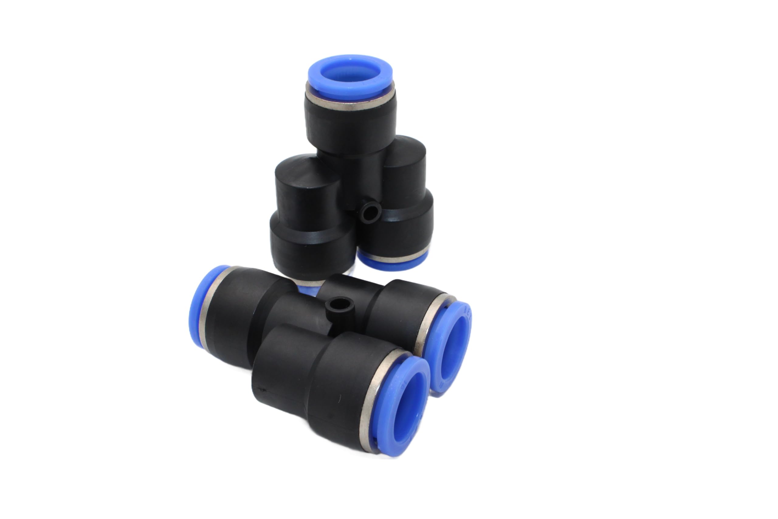Raccord en Y pneumatique 16 mm IQS avec trois sorties / connecteur à air comprimé (2, connecteur en Y Ø 16 mm)