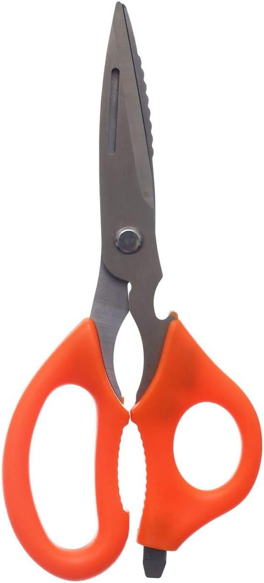 HANGITS King Gary Kitchen Shears Heavy Duty 220MM Multi-Purpose Scissors Sharp Stainless Steel Kitchen Scissors for Chicken/Poultry/Fish/Meat/Vegetables/Herbs/BBQ Etc.