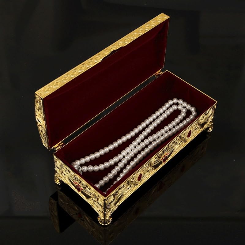 Boîte à bijoux rectangulaire pour décoration de maison moderne