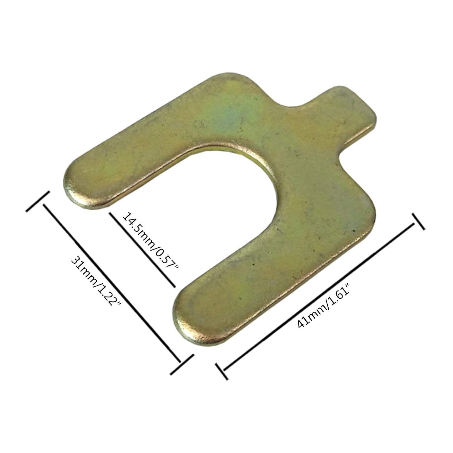 High-Performance Four-Wheel Positioning Adjustment Washer U-Shaped Washer 50-Piece/Set 0.5mm/1mm/1.5mm/2mm/2.5mm