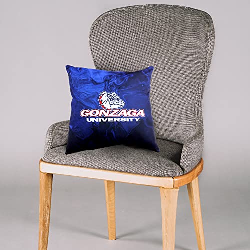 Image of Gonzaga Bulldogs 2 Sided Color Swept Decorative Pillow, 16 inch, Made in The USA