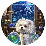 Maltese Puppy 1000 Piece Jigsaw Puzzle For Adults Family Challenge Toys Stress Relief Puzzle Exercise The Memory of The Brain for Family Decorations 1000pcs (67.5x67.5cm)