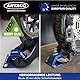 Artago 61 Bodenanker Wandanker Fahrrad Motorrad Garage, Diebstahlsicherung mit Zulassung Sold Secure Gold, speziell plattierte Dübel, 10 mm Basis, Blau