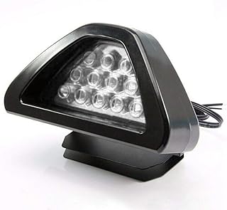 مصباح فرامل خلفي ثالث للسيارة، مصباح ايقاف عالمي للسيارة، مصباح عكسي للضباب، مصباح مثلث وامض، ضوء تحذير ، عزز السلامة باستخدام مصباح LED الوامض (اضاءة ابيض) - من كابر تريد