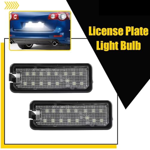Luces de matrícula traseras de doce pulgadas kit de iluminación posterior para coches VW 5