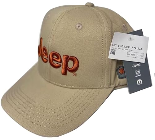Fca Jeep 3D Logo Snapback Cap #TOP2