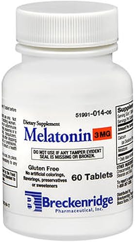 Breckenridge Melatonina 3 mg - 60 Tabletas