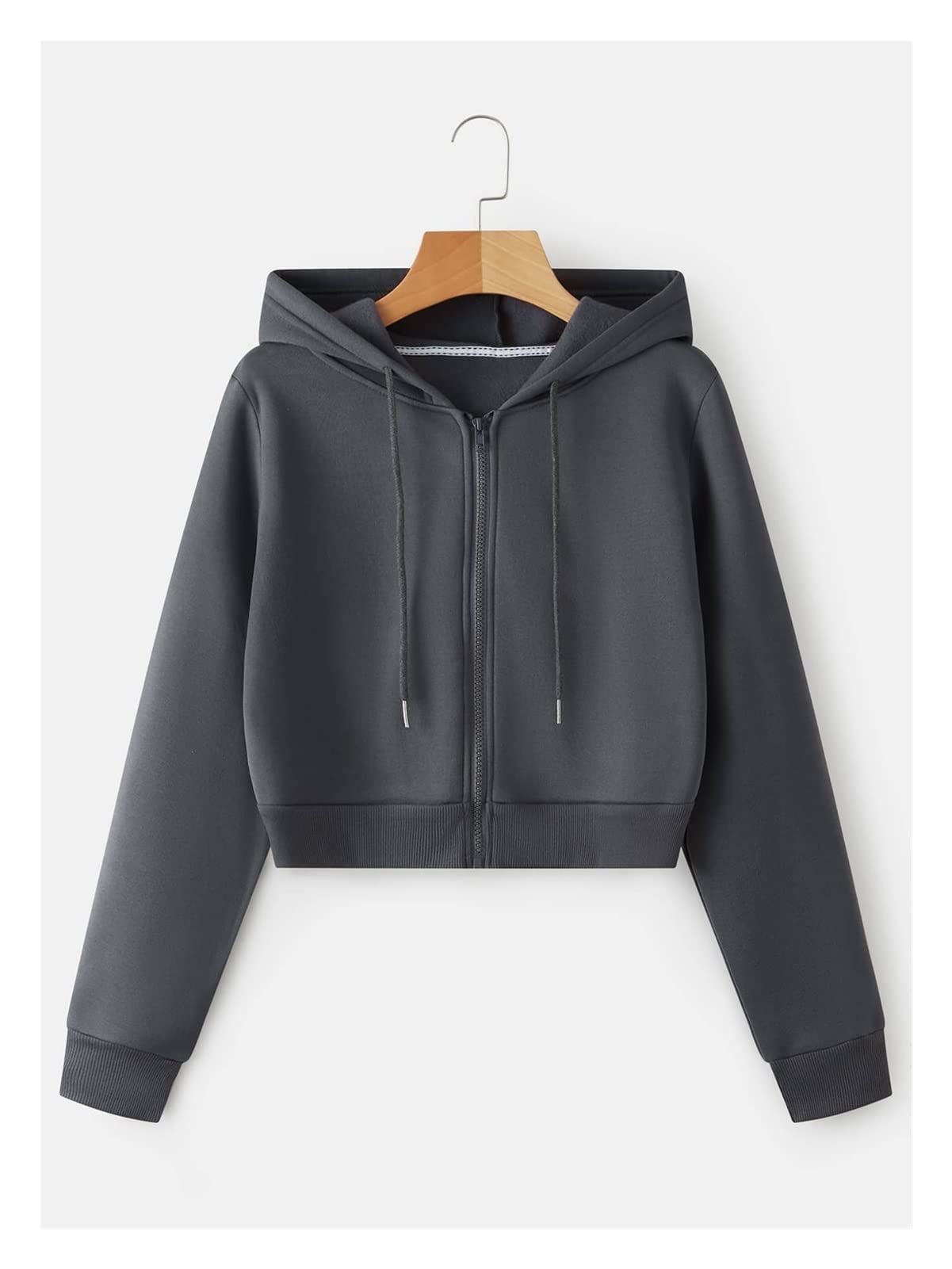 Sweatshirt à capuche longue GBCCNM gris foncé taille S pour femme