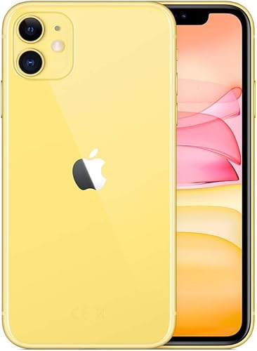 Apple iPhone 11, 256GB, Amarillo (Reacondicionado)
