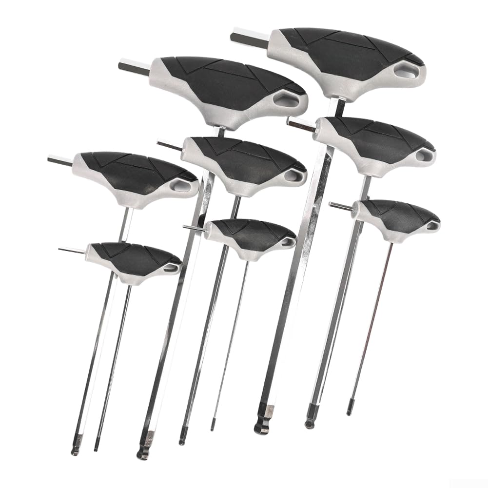 Clés Hexagonales Vélo 8pcs Acier pour s2 Extrémité Boule Clés